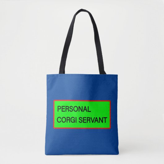 Personal Corgi Servant Tas (Voorkant)