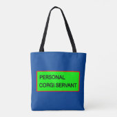Personal Corgi Servant Tas (Achterkant)
