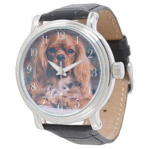 Personal Creation Puppy Spaniel Watch Horloge