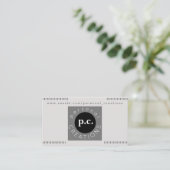 Personal Creations Grijs Visitekaartje (Staand voorkant)