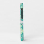 Personal Creative Floral Neuro Art Teal Green Case-Mate iPhone Case (Achterkant/links)