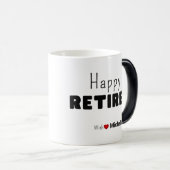 Personal Customize retired gift funny humor monday Magische Mok (Voorkant rechts)