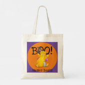 Personal Cute Halloween Cat and Mouse Tote Bag (Achterkant)