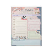 Personal Daily Planner Schattige Cat Kitten Multic Notitieblok (Linkerzijde)