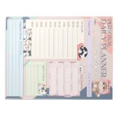 Personal Daily Planner Schattige Cat Kitten Multic Notitieblok (Voorkant)
