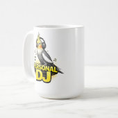 Personal DJ Cockatiel Koffiemok (Voorkant links)
