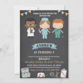 Personal Doctor Kids Medical Birthday Party  Kaart (Voorkant)