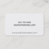 Personal Driver Logo | Transportation Visitekaartje (Achterkant)