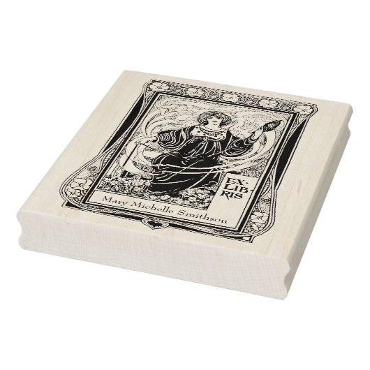 Personal Ex-Libris Stamp Chic Rubberstempel (Stempel)