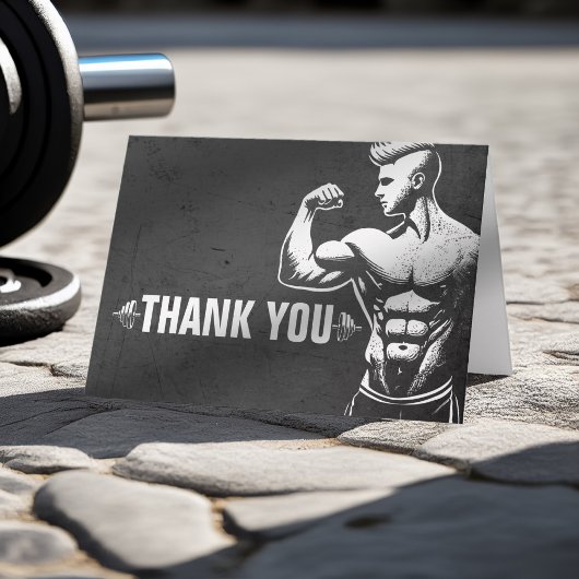 Personal Fitness Trainer Gym Instructor Bedankt