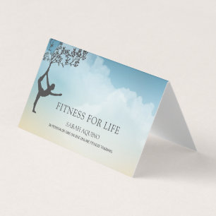 Personal Fitness Trainer Oefencoach Visitekaartje