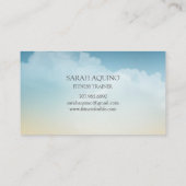 Personal Fitness Trainer Visitekaartje (Achterkant)