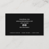 Personal Fitness Weight Trainer Visitekaartje (Achterkant)