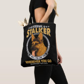 Personal German Shepherd Stalker Dog Tote Bag (Dichtbij)