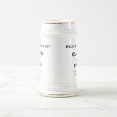 Personal Gift Afstuderen Stein Bierpul (Center)