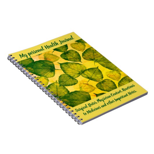 Personal Health Journal Notitieboek (Rechterzijde)