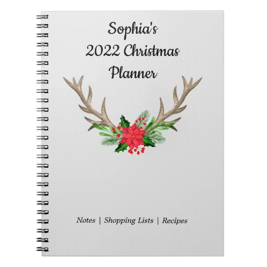 Personal Holiday Planner Notitieboek 6,5 x 8,75 in (Voorkant)