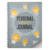 Personal Insights Journal Lightbulb Notitieboek (Voorkant)