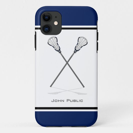 Personal Lacrosse iPhone 5/5S Hoesje (Achterkant)