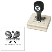 Personal Lawn Tennis Sport Team Coach Custom Rubberstempel (Gestempeld)