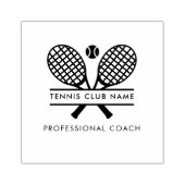 Personal Lawn Tennis Sport Team Coach Custom Rubberstempel (Afrduk)