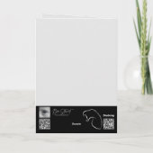 Personal Meerkat Funny Birthday PhotoArt & Message Kaart (Achterkant)