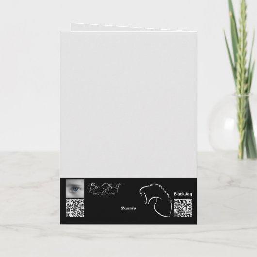 Personal Meerkat Funny Birthday PhotoArt & Message Kaart (Achterkant)