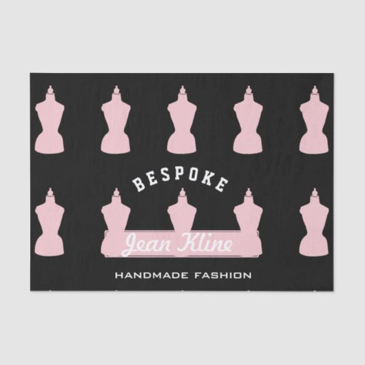 Personal Merk Bespoke Handmade Mode Boutique Tissuepapier (Voorkant)