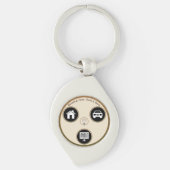 Personal Metal Keychain (Voorkant)