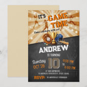 Personal modern all star sports birthday kaart (Voorkant / Achterkant)