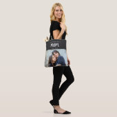Personal Mom Established from Child Photo Name Tote Bag (Op model)
