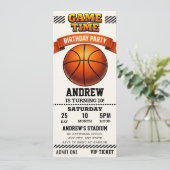 Personal MVP Birthday Celebration Ticket Kaart (Staand voorkant)