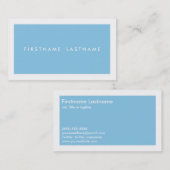 Personal Networking Visitekaartjes in Light Blue (Voorkant / Achterkant)