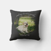 Personal Pet Memorial Foto Sierkussen (Achterkant)