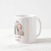 Personal Photo and Editable Text Valentine Mug Koffiemok (Voorkant rechts)