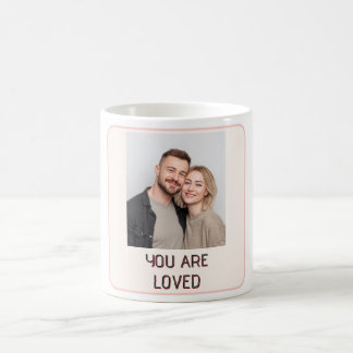 Personal Photo and Editable Text Valentine Mug Koffiemok