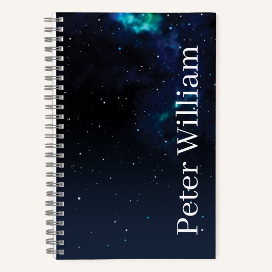 Personal Physics leraar, Astronauts Planets Space Notitieboek (Voorkant)