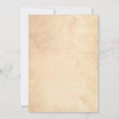 Personal Pirate Birthday Party Invitation Card Kaart (Achterkant)