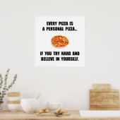 Personal Pizza Poster (Keuken)
