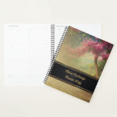 Personal Planner Gold Mist Floral Cherry Blossom. (Display)