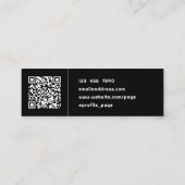 Personal Portrait afbeelding Trainer Mini Visitekaartje (Achterkant)