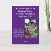 Personal Power Meditation Card Kaart (Achterkant)
