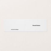 Personal Pronoun Preference Kaart Visitekaartje (Buitenkant ongevouwen)