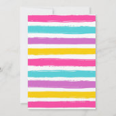 Personal Rock Climbing Birthday Party Invitation Kaart (Achterkant)