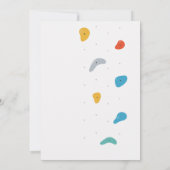 Personal Rock Climbing Verjaardagsfeestje Kaart (Achterkant)