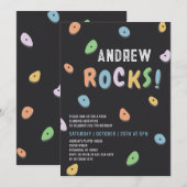 Personal Rock Climbing Verjaardagsfeestje Kaart (Voorkant / Achterkant)