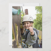 Personal Rock Climbing Verjaardagsfeestuitnodiging Kaart (Achterkant)