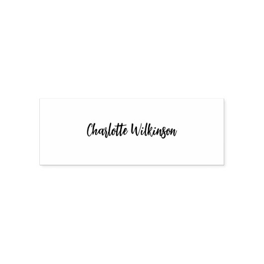 Personal Script Signature Office Manager Zelfinktende Stempel (Design)