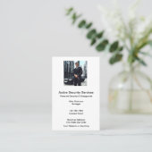 Personal Security Bodyguard Service Visitekaartje (Staand voorkant)