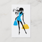 Personal Shopper Blue en Yellow Bags Visitekaartje (Achterkant)